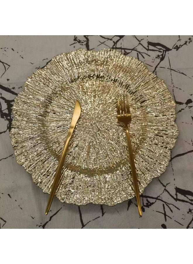 2-piece Chinese set with a gold plate - Image 1